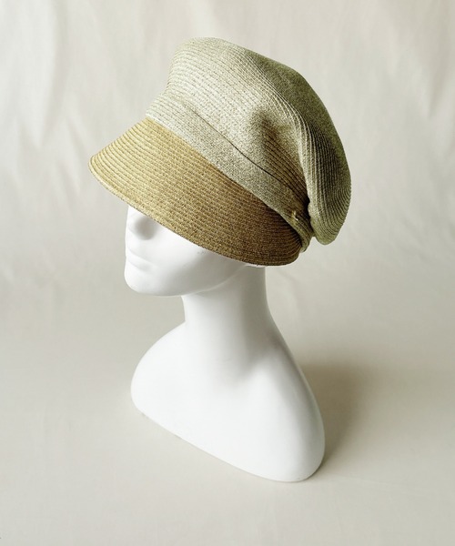 「ORIENT MILLINERY」 キャスケット FREE ネイビー レディース_画像9