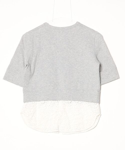 「N21 numero ventuno」 半袖カットソー 40 グレー レディース_画像2