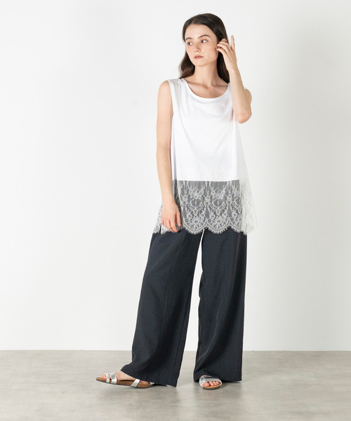 MELROSE claire（メルローズクレール） タンクトップ ノースリーブ