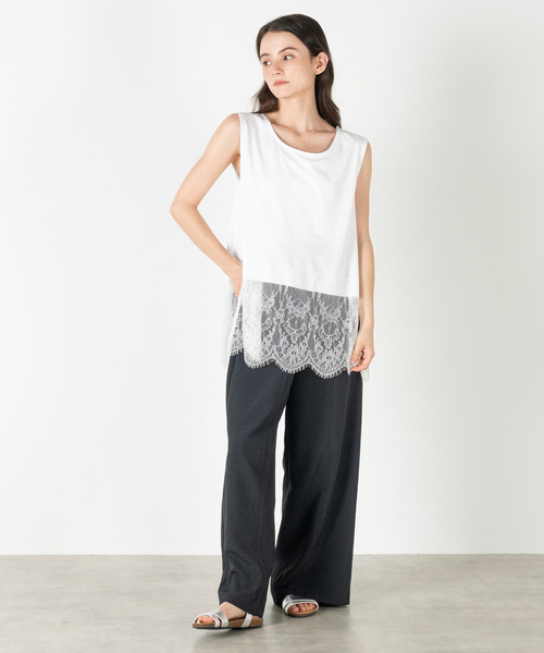 MELROSE claire（メルローズクレール） タンクトップ ノースリーブ