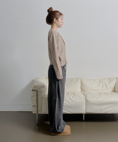 「UNE MANSION」 デニムパンツ LARGE ブルー レディース_画像3
