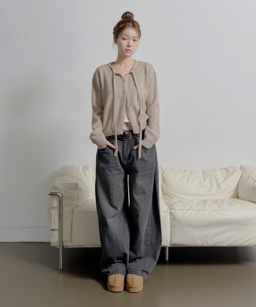 「UNE MANSION」 デニムパンツ LARGE ブルー レディース_画像5