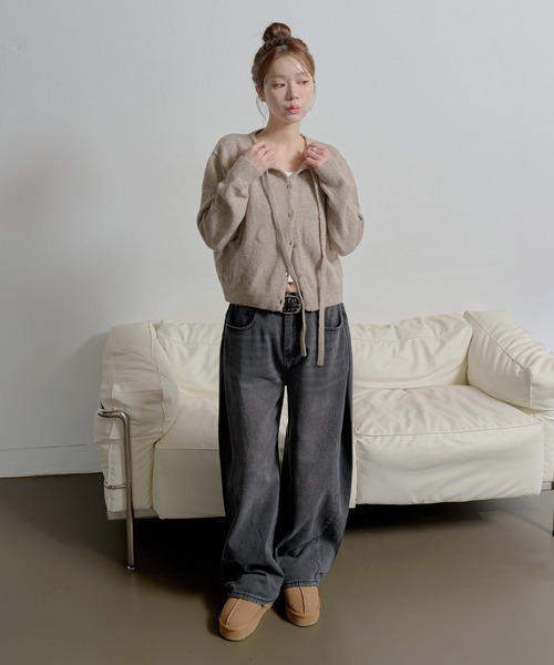 「UNE MANSION」 デニムパンツ LARGE ブルー レディース_画像6