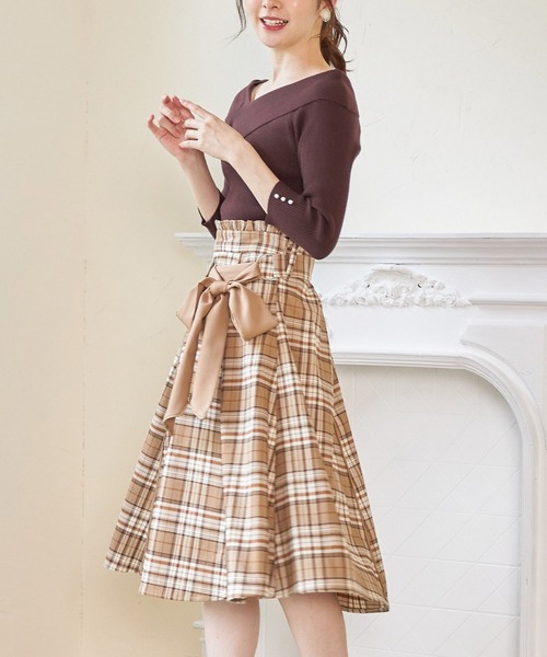 「tocco closet」 フレアスカート M ブラック レディース_画像3