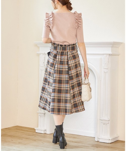 「tocco closet」 フレアスカート M ブラック レディース_画像8