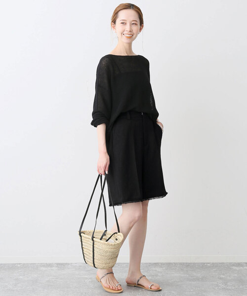 SLOBE IENA（スローブイエナ） ショートパンツ 38 ブラック レディース