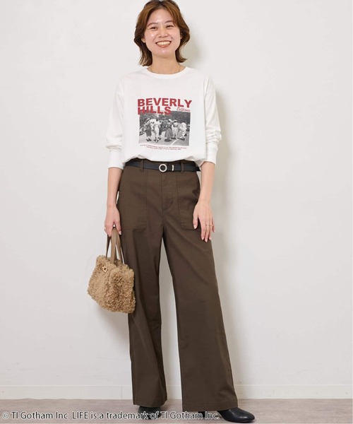 「JOURNAL STANDARD relume」 カーゴパンツ 38 カーキ レディース_画像8