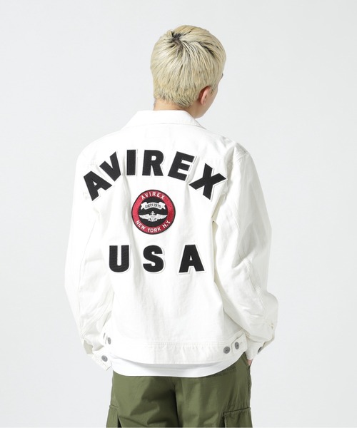 AVIREX（アヴィレックス） ジャケット 2XL ホワイト メンズ : ZOZOTOWN
