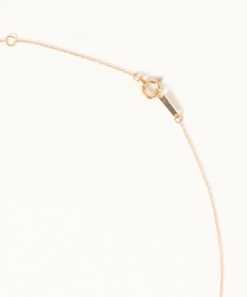 con affetto ネックレス K18ダイヤホースシューネックレス レディース