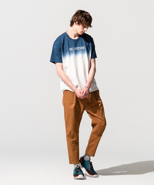 glambのレイグラデーションシャツ glamb tシャツ No future gradation CS / ノーフューチャー