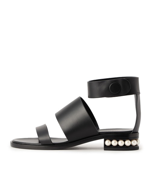 【美品】 NICHOLAS KIRKWOODバックパール ストラップパンプス サンダル NICHOLAS KIRKWOOD / パールトリプルストラップサンダル