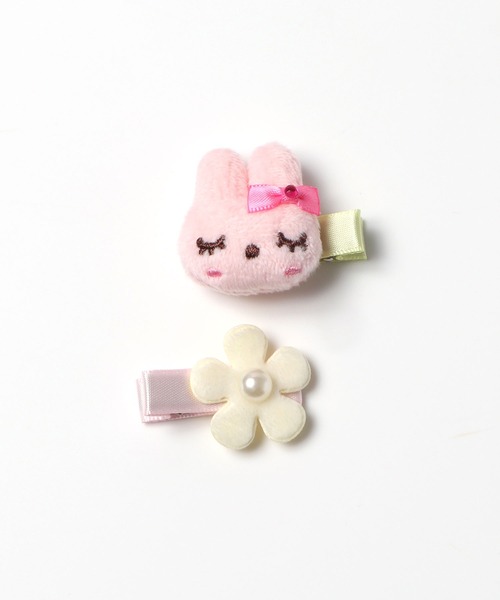 KP DECO（ケーピーデコ） ヘアクリップ mimiちゃんとお花のヘア
