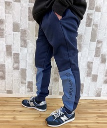 Calvin Klein スウェットパンツ ジャージ CK カラーブロックロゴ