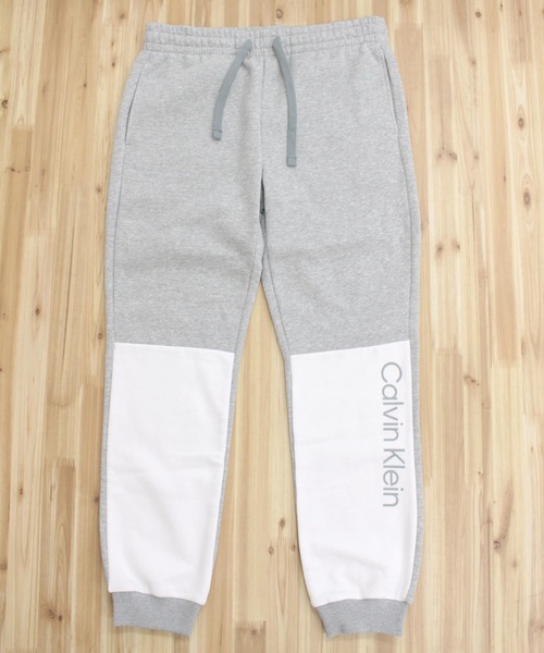 【CKカルバンクライン】ロゴスウェットパンツ♡ Calvin Klein スウェットパンツ ジャージ CK カラーブロックロゴ