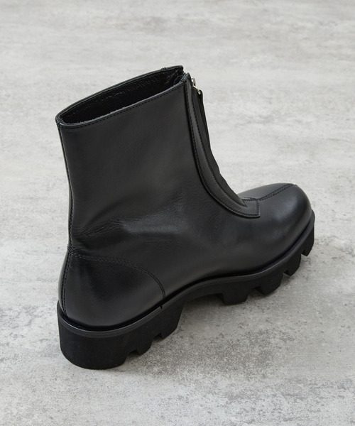 And A ブーツ PADRONE パドローネ / CENTER ZIP BOOTS with