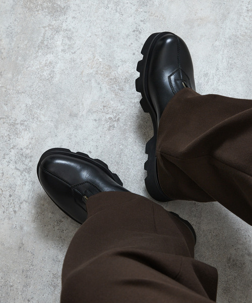 And A ブーツ PADRONE パドローネ / CENTER ZIP BOOTS with