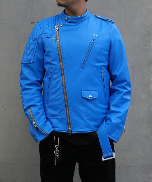 革ジャン ライダース MONSTAR LEATHER JACKET/MODS メンズ レディースの画像