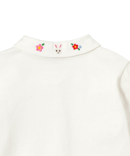 MIKI HOUSE（ミキハウス） ブラウス シャツ うさこ襟刺繍長袖ブラウス