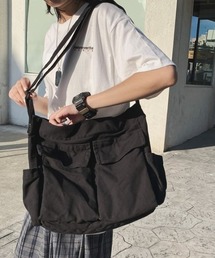 SETUP7 ショルダーバッグ 「SETUP7」フロントポケットキャンバス