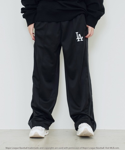 FCRB MLB コラボ　トラックパンツ　ヤンキース Lサイズ FCRB MLB コラボ トラックパンツ ヤンキース Lサイズ