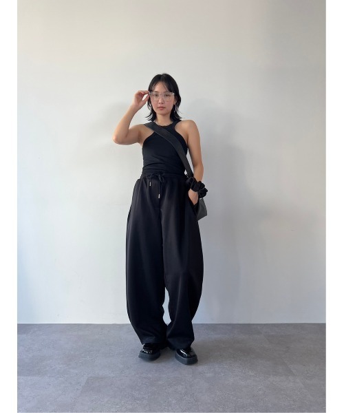 HANNE タンクトップ ノースリーブ アメスリリブタンクトップ