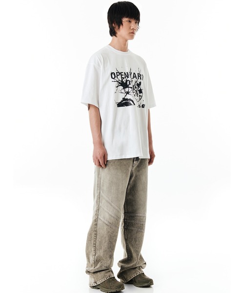 ★OY★CELL DIVISION LOGO T-WHITE★正規品/韓国直送料込/人気 OY tシャツ 「OY/オーワイ」 CELL DIVISION LOGO T/セル