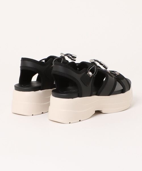 美品【HIMIKO】厚底カバードスポーツサンダル HIMIKO サンダル 「HIMIKO」厚底カバードスポーツサンダル