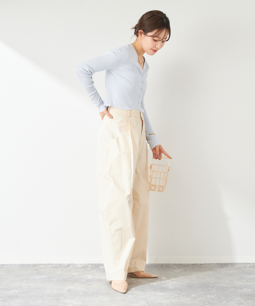 カーディガン レディース V-Neck Cropped カーディガン｜zozo｜04