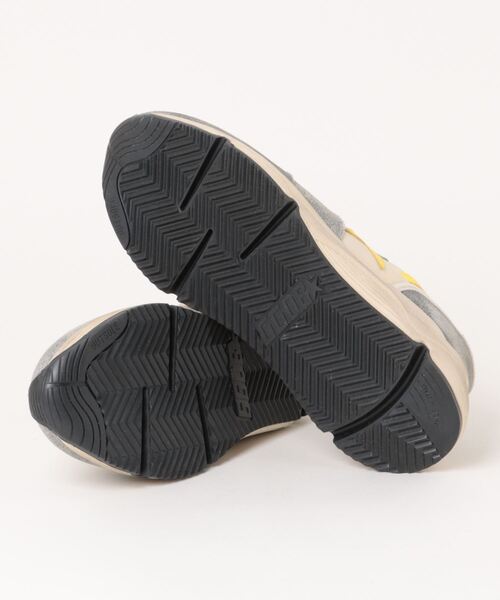 スニーカー Running Sole ナイロン＆スエード イエロースター メンズの画像