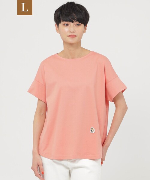 tシャツ 「L」「ウォッシャブル」タイガーパッチTシャツ レディース