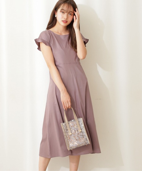 PROPORTION BODY DRESSING」 ノースリーブワンピース MEDIUM パープル 