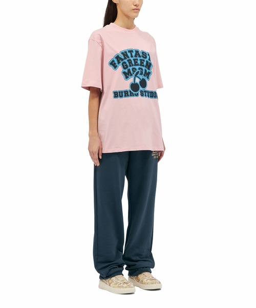 MSGM tシャツ FANTASTIC GREEN×Burro Studio オーガニック