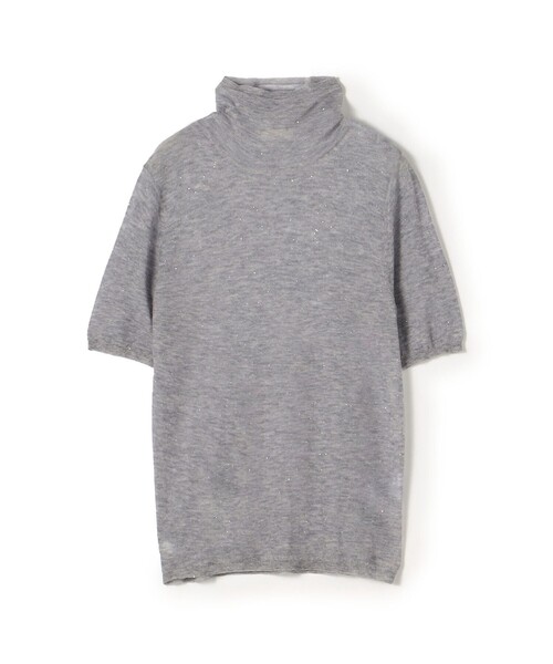 Ballsey ニット セーター ミニスパンコール ハーフスリーブプル