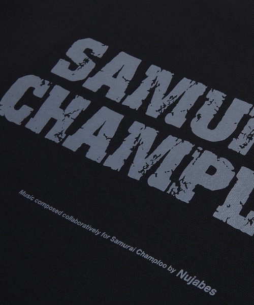 Nujabes サムライチャンプルー　グレー スウェット　Mサイズ YEN TOWN MARKET トレーナー スウェット 「SAMURAI CHAMPLOO