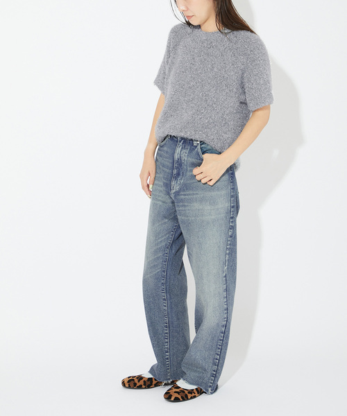 Bonum ジーンズ デニム デニムパンツ ルーズストレートデニム