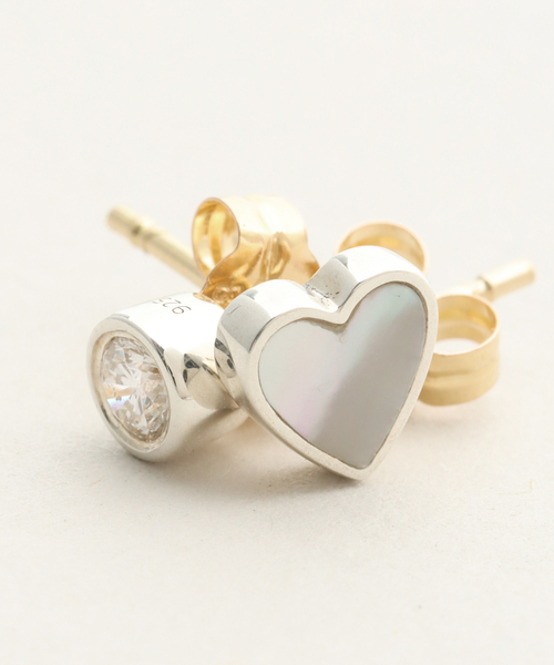 FRAMeWORK ピアス GIGI/ジジ 別注 Amour earrings mother of
