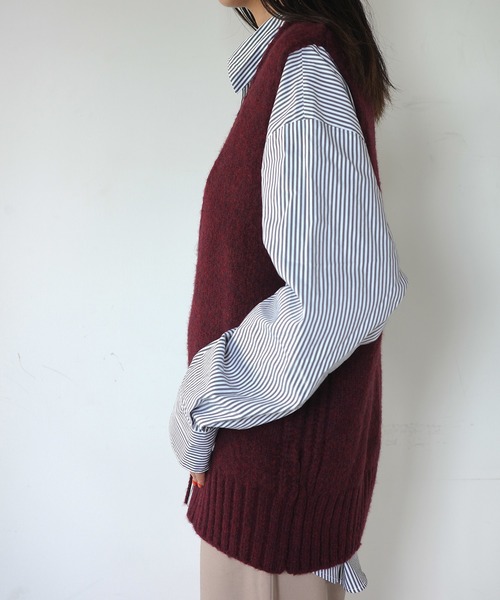 ENCIRCLE ニット セーター 「ENCIRCLE/エンサークル」Knit zip