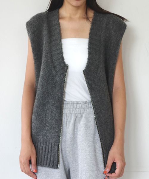 格安saleスタート ボ ENCIRCLE zip 「ENCIRCLE/エンサークル」Knit セーター ニット トップス