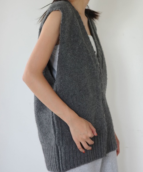 ENCIRCLE ニット セーター 「ENCIRCLE/エンサークル」Knit zip