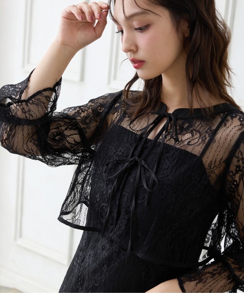 INGNI（イング） ドレス 「WEB限定」2Wayレースリボンブラウス＋キャミ