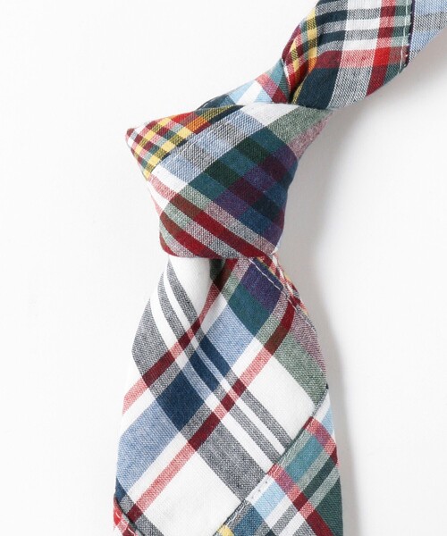 新品未使用 BROCKLEHURST × beamsf パッチワークネクタイ BEAMS F ネクタイ BROCKLEHURST / パッチワーク マドラス柄