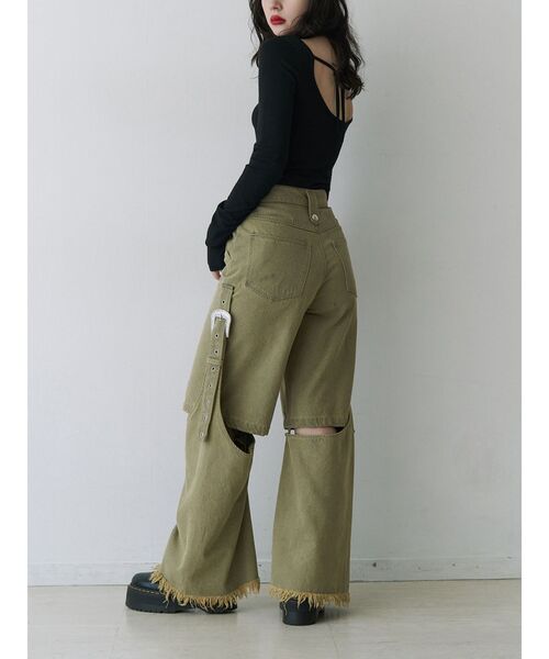 jouetie ジーンズ デニム デニムパンツ 2WAYレングスウエスタン
