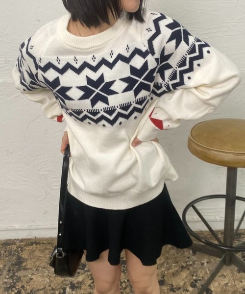 ニット セーター 僕と私の、ノルディックなニット レディース メンズ 僕と私の、好きな服僕と私の、ノルディックなニット | soulberry