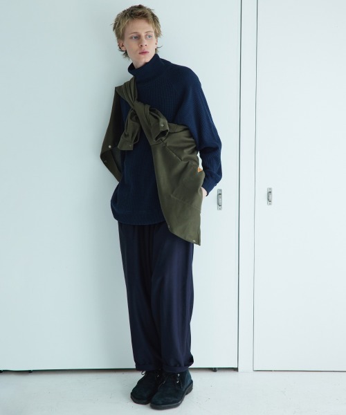 rehacer（レアセル） ワイドパンツ パンツ : Color Cord Tuck Pants