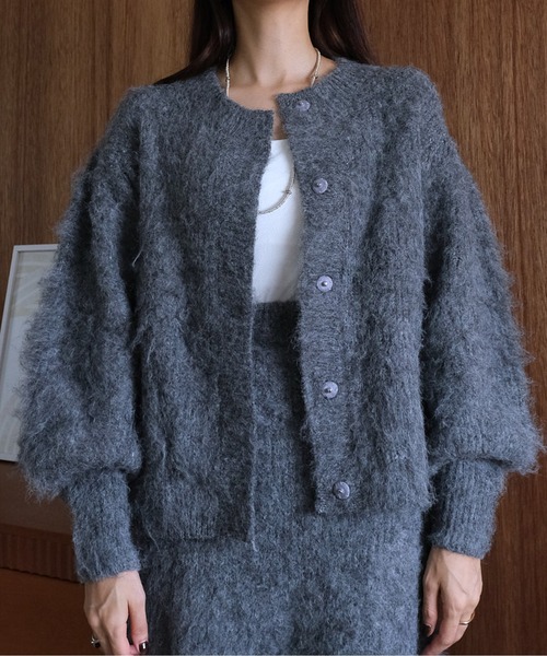 カーディガン KEGAKI KNIT CARDIGAN (ケガキカーデ)「5444017」 レディース