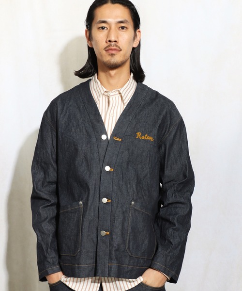 ROTAR（ローター） デニムジャケット gジャン 11oz Denim Cardigan 