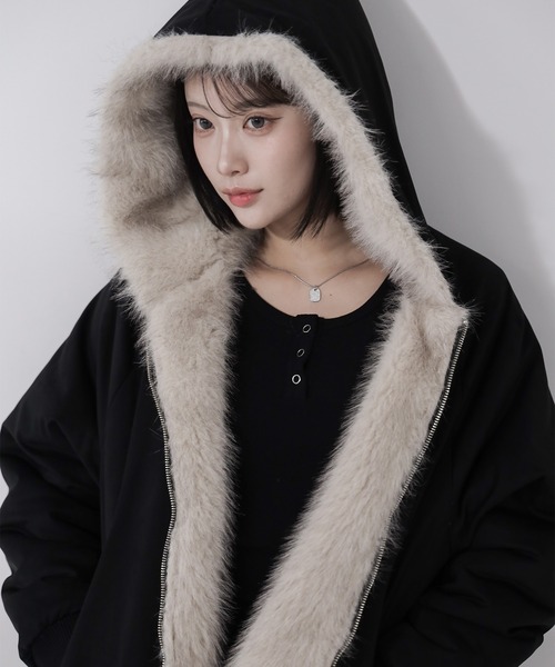 me+em select（ミームセレクト） コート アウター 「 リバーシブル