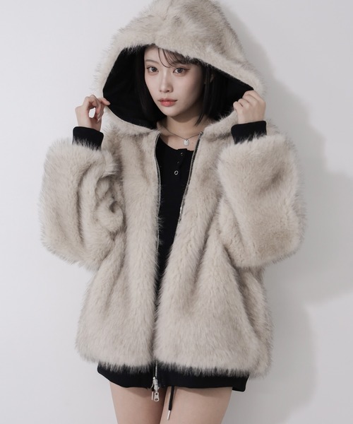 ジャケット・アウター MY SAMOYEDO me+em select（ミームセレクト） コート アウター 「 リバーシブル