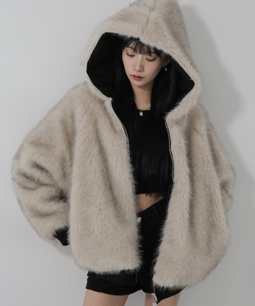 me+em select（ミームセレクト） コート アウター 「 リバーシブル