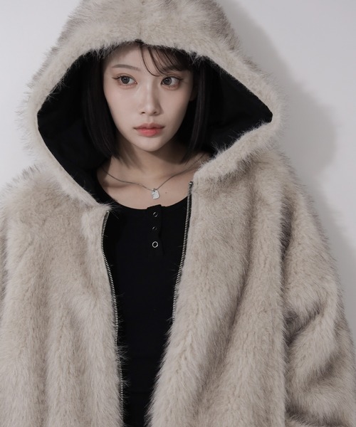 me+em select（ミームセレクト） コート アウター 「 リバーシブル